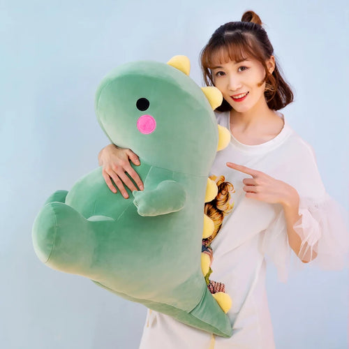 Load image into Gallery viewer, Kawaii Dinosaur Plush Toys Super Soft Cartoon Stuffed Animal Dino Dolls for Kids Baby Hug Doll Cute Sleep Pillow Home Decor
