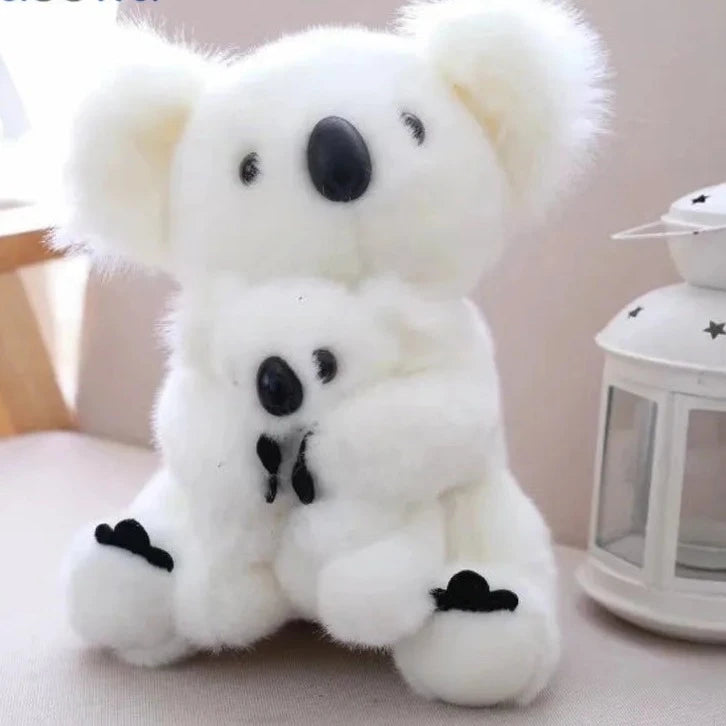 1pc Kawaii Simulation Australia Koala Plush Toy Stuffed Animal Doll Mom Baby Kids Infant Girls Toys Birthday Gift Home Decor