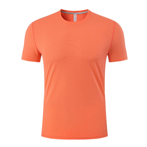 Load image into Gallery viewer, Men&#39;s Casual Sportswear Youth Fitness Sports Clothes Gym Running T-Shirt Outdoor Jogging Tops Thin Breathable Elasticity Dry Fit
