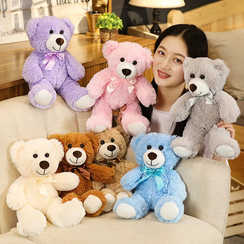 Load image into Gallery viewer, 35cm New Style Cute Plushie Teddy Bear Plush Toys Soft Anime Cute Pillows Plush&amp;Stuffed Doll House warming Party Hold Toy
