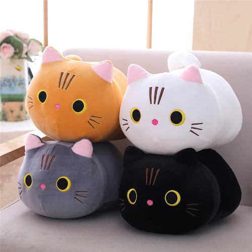 Load image into Gallery viewer, 25cm Cute soft Cat Plush Pillow Cushion Kawaii Stuffed Animal Cat Plush Toys Kids Children Baby Gift
