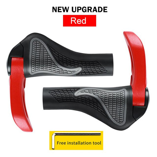 Load image into Gallery viewer, MTB Bike Grips Anti-Skid Ergonomic Bicycle Grips Bike Bar ends Handlebars Rubber Push On Bicycle Parts Cycling Grips
