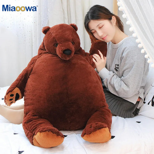 Load image into Gallery viewer, 60/100cm Huge Brown Bear Plush Toys Lovely Teddy Bear Plush Stuffed Animal Soft Doll Pillow Cushion Toys For Girls Kids Birthday
