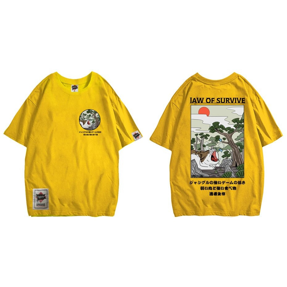 Men T Shirt Homme Harajuku Modis 3d  Tshirt Japanese Embroidery Funny Cat T-Shirt Cotton Hip Hop Camise