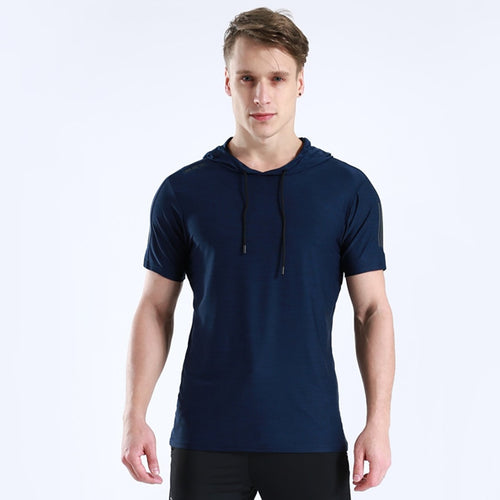 Load image into Gallery viewer, Sport Shirt Men Fitness Tops Rashgard Mens Dry Fit Running T Shirt Sportswear Gym Workout Tshirt Slim Fit Tight Training Shirts
