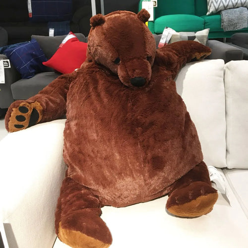 Load image into Gallery viewer, 1pc Giant 100cm Soft Teddy Bear Plush Toys  Brown Bear Super Big Hugging Pillow Animal Cushion Children Birthday Gift
