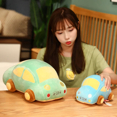 Load image into Gallery viewer, 25-60CM Kawaii Bus Car Model Plush Toys Colorful Car Dolls Stuffed Soft Plush Pillow Creative Birthday Gift for Boys Children
