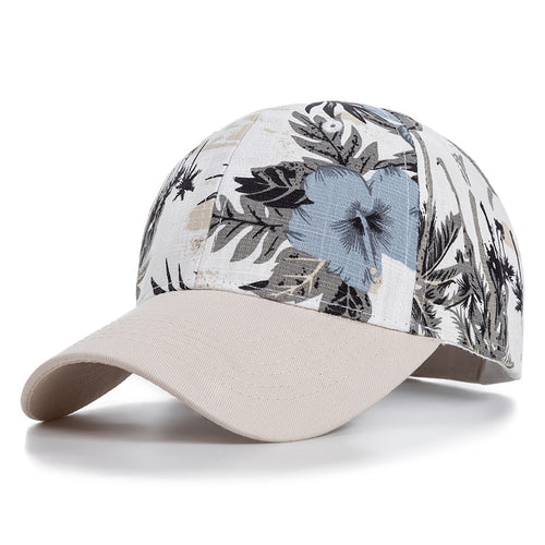 Load image into Gallery viewer, Fashion Women Cap Flowers And Foliage Print Baseball Cap Female Outdoor Streetwear Caps Hats
