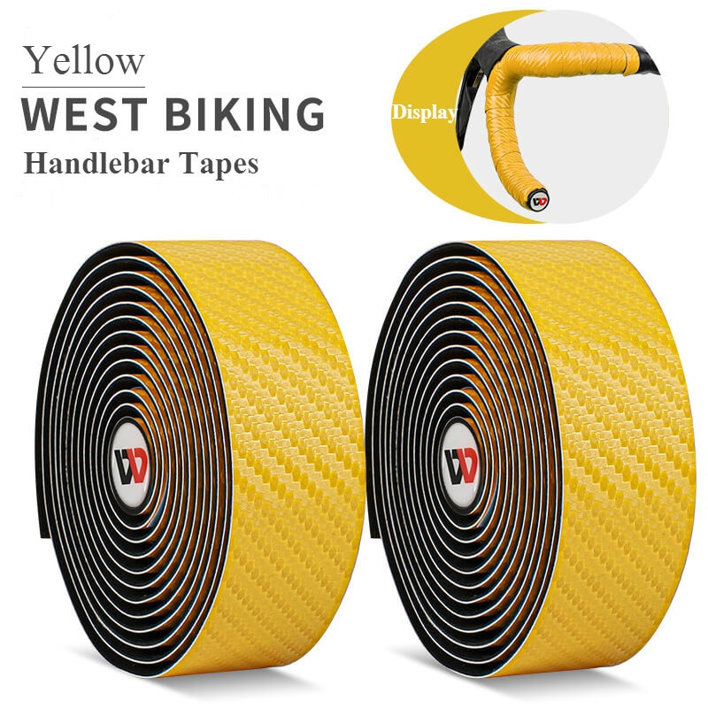 Bike Handlebar Tape EVA PU Road Bicycle Handlebar Tape Anti-slip Shock Absorption Cycling Wrap End Plug Accessories