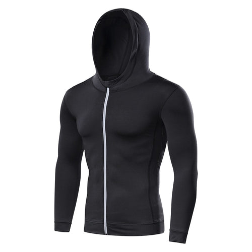 Load image into Gallery viewer, Hooded Fitness Sport Jacket Men Quick Dry Running Coat Zipper Hoody Sweatshirt Sportswear Gym Hoodies Training Clothing
