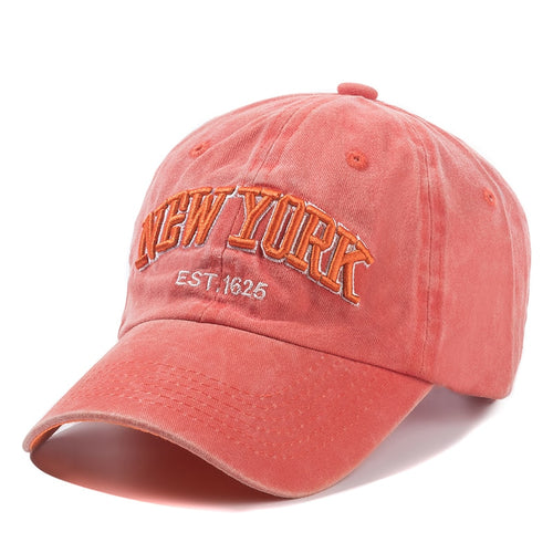 Load image into Gallery viewer, Unisex Washed Cotton Vintage Cap High Quality NEW YORK Letter Embroidery Baseball Cap Men And Women Outdoor Sports Hats
