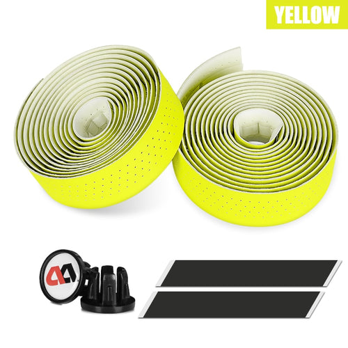 Load image into Gallery viewer, Bike Handlebar Tape EVA PU Road Bicycle Handlebar Tape Anti-slip Shock Absorption Cycling Wrap End Plug Accessories
