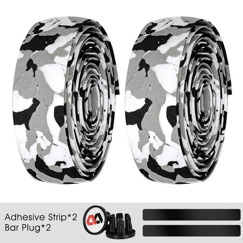 Load image into Gallery viewer, Bike Handlebar Tape EVA PU Road Bicycle Handlebar Tape Anti-slip Shock Absorption Cycling Wrap End Plug Accessories
