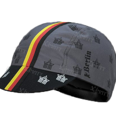 Summer Belgium Classic Dark Gray Cycling Caps Quick Drying Men And Women Wear Road Bike Breathable Sun Hat