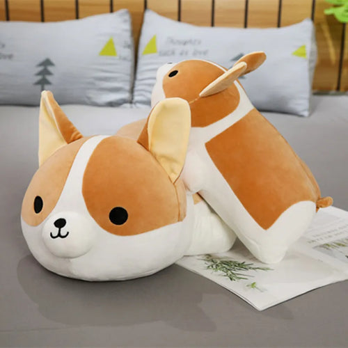 Load image into Gallery viewer, 85cm Giant Size Cute Corgi Dog Plush Toys Stuffed Animal Puppy Dog Pillow Soft Lovely Doll Kawaii Christmas Gift for Kids
