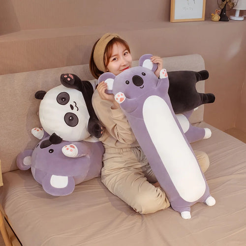 Load image into Gallery viewer, 70/110cm Koala Panda Plush Toys Animals Stuffed Animals Plush Doll Toys Kids Children Birthday Gifts Kawaii Plush Long Pillow
