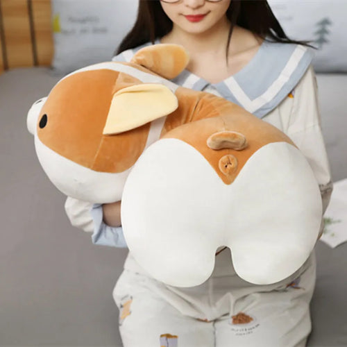 Load image into Gallery viewer, 85cm Giant Size Cute Corgi Dog Plush Toys Stuffed Animal Puppy Dog Pillow Soft Lovely Doll Kawaii Christmas Gift for Kids
