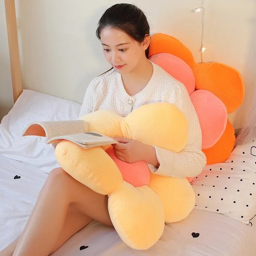 Load image into Gallery viewer, 40/50/60CM Flower Plush Cushion Soft Cartoon Plant Stuffed Doll Chair Cushion Sofa Pillow Bed Decorative Floor Mat Kawaii Gift
