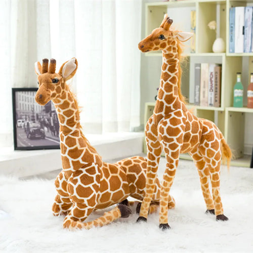 Load image into Gallery viewer, 35/120cm Giraffe Plush Toys Cute Stuffed Animal Dolls Soft Simulation Giraffe Doll Birthday Gift Kids Toy Bedroom Decor
