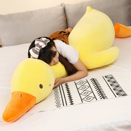 Load image into Gallery viewer, Big White KAWAI Pillow Plush Duck Toy Cute Sleeping Pillow High Quality Stuffed Doll Funny Sweet Gift for Friends Kids Gifts
