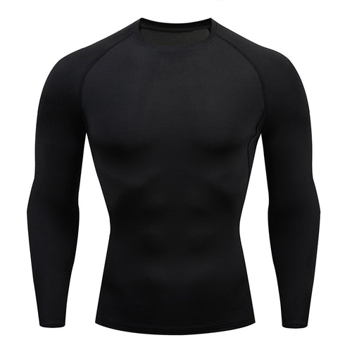 Load image into Gallery viewer, Men Compression Running T Shirt Fitness Tight Long Sleeve Sport Tshirt Training Jogging Shirts Gym Sportswear Quick Dry Rashgard
