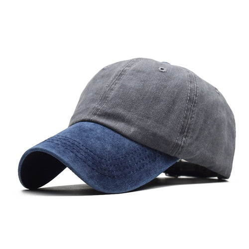 Load image into Gallery viewer, Patchwork Color Spring Summer Baseball Cap Women Denim Hats Men Baseball Hats Cotton Outdoor Simple Vintage Visor Casual Cap
