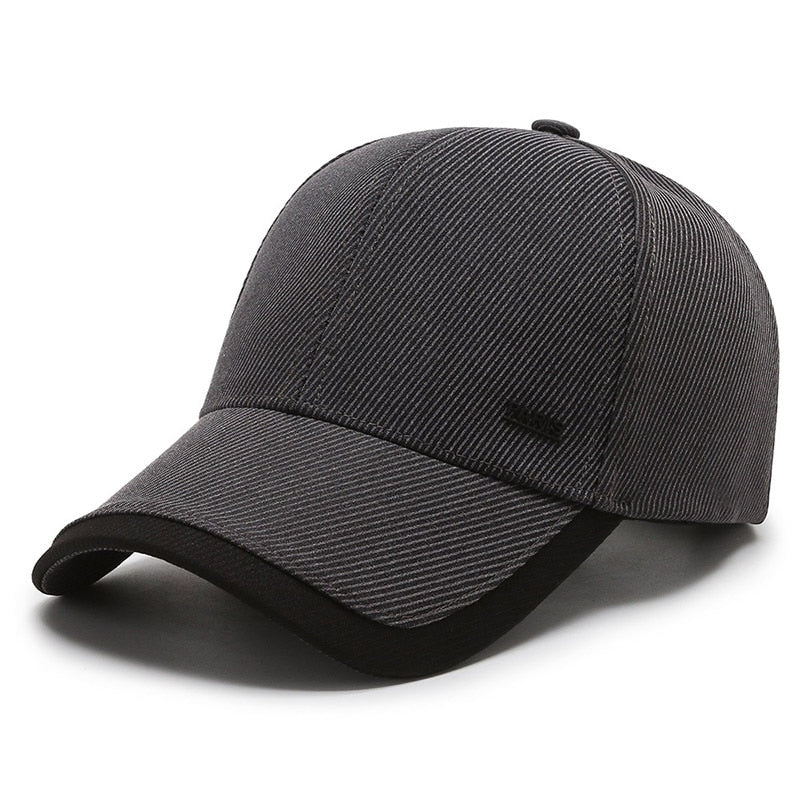 High Quality Cotton Baseball Cap For Men Solid Trucker Hat Gorras Hombre Adjustable Snapback Men's Baseball Caps