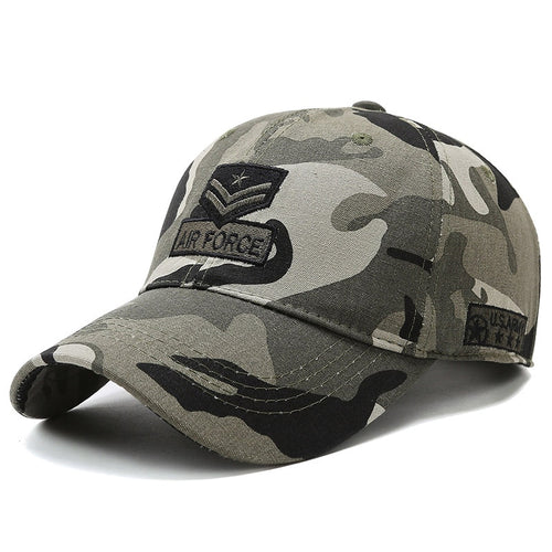 Load image into Gallery viewer, Camouflage Army Baseball Cap For Men All Cotton US Tactical Hat Brand Camo Snapback Outdoor Trucker Caps Adjustable

