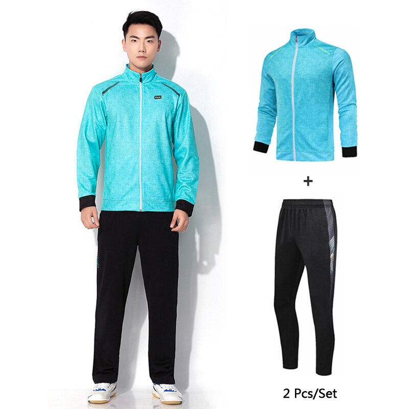 Men Basketball Football Training Sportswear Set Soccer Sports Uniform Long Sleeve Shirt Pant Jersey Suit Male Running Activewear