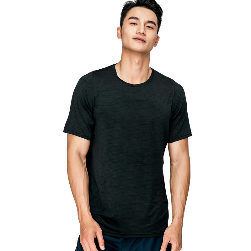 7 colors Men Fitness T-shirts Compression Quick dry T-shirt Men Running Sport Skinny Short Tee Shirt Male Gym Fitness