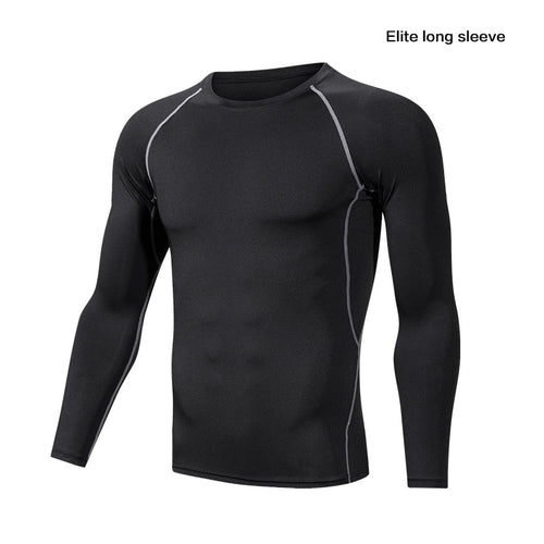 Load image into Gallery viewer, Quick Dry Men Running Compression T Shirt Fitness Tops Breathable Gym Sport Clothing Male Golf Sweatshirt Outdoor Workout
