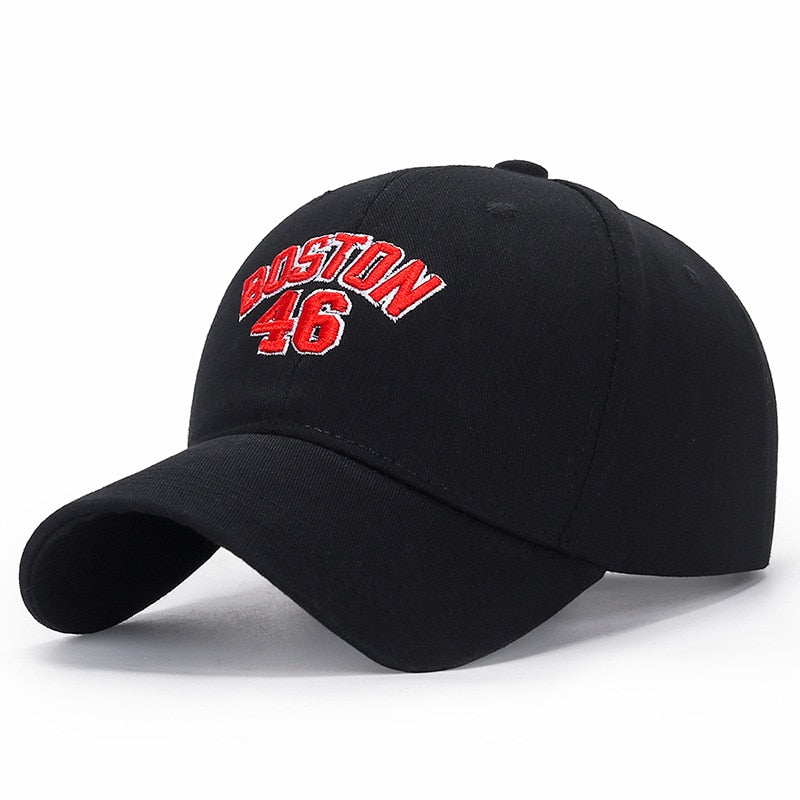 Letter boston Embroidery Cap Casual Outdoor Baseball Caps For Men Hats Women Snapback Caps For Adult Sun Hat