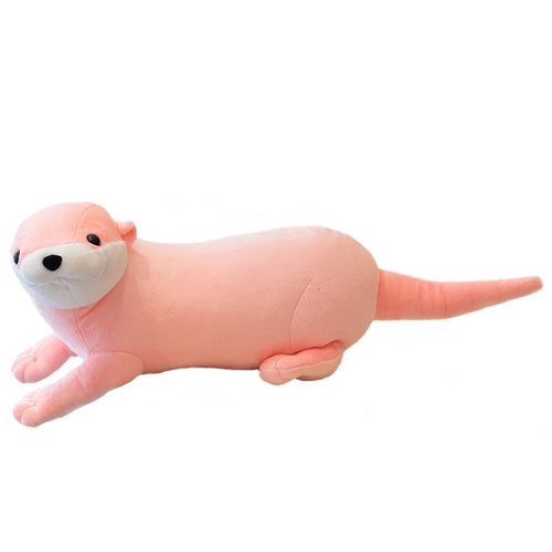 Load image into Gallery viewer, 40cm Pink Realistic Wild Animal Stuffed Doll Reallife Eurasian River Otter Plush Toy  Soft Lovely Sloth Toys Cute Gift For Kids
