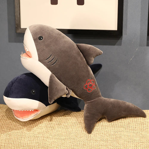 Load image into Gallery viewer, 1pc 50cm Kawaii Shark with Hand Warmer Plush Toys Stuffed Soft Animal Shark Dolls for Children Boys Birthday Appease Gifts
