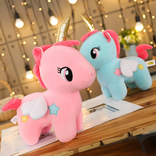 Load image into Gallery viewer, 10/20cm Soft Unicorn Plush Toy Baby Kids Appease Sleeping Pillow Doll Animal Stuffed Plush Toy Birthday Gifts for Girls Children
