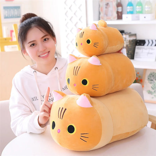 Load image into Gallery viewer, 25cm Cute soft Cat Plush Pillow Cushion Kawaii Stuffed Animal Cat Plush Toys Kids Children Baby Gift
