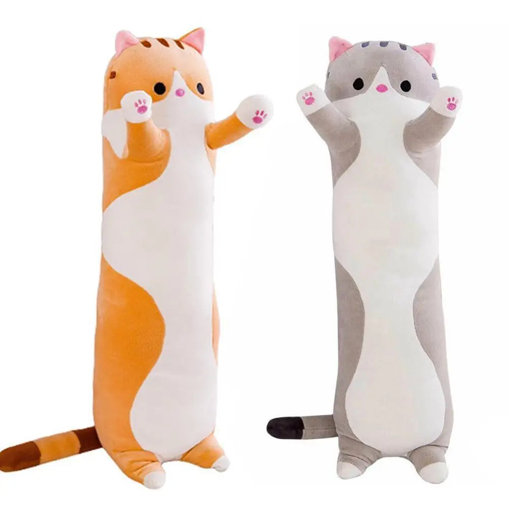 Giant 130cm Anime Cat Koala Creative Long Soft Toys Office Lunch Break Nap Sleeping Pillow Cushion Stuffed Gift Doll for Kids