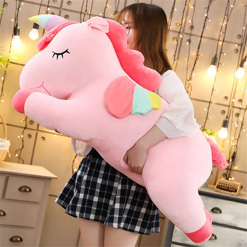 Load image into Gallery viewer, Hot Sale 1pc 100cm-25cm Kawaii Unicorn Plush  Stuffed Soft Cute Animal Dolls Graduation Toys For Kids Children Birthday Gift
