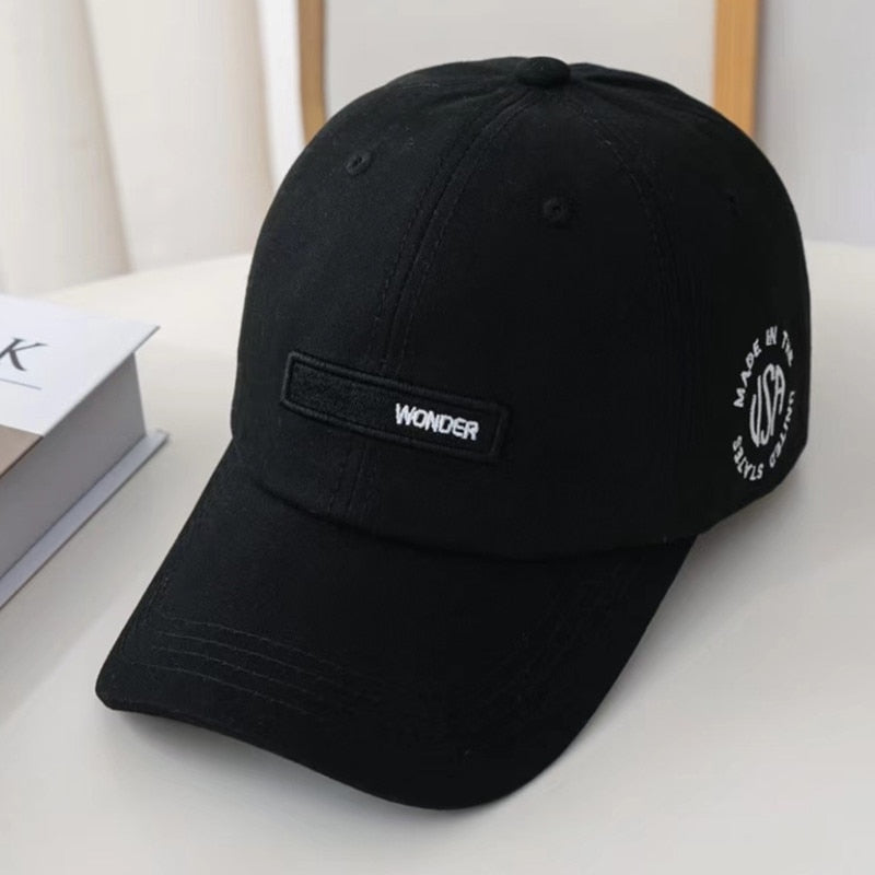 Outdoor Sport Baseball Cap Fashion Letters Embroidered Patch Design Cap Adjustable Men Women Cap Fashion Hip Hop Hat