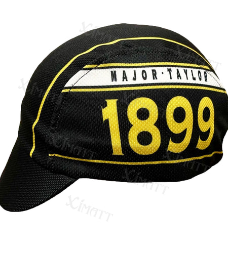 Classic Retro Summer Cycling Caps Black Blue  Team Pro Road Bike Balaclava Quick Drying Polyester Men's Hat Customizable