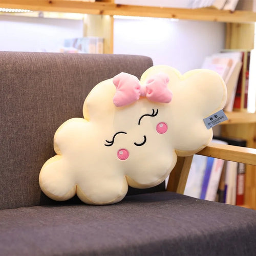 Load image into Gallery viewer, Giant New Style Kawaii Cloud Plush Pillow Soft Cushion Lovey Smile Cloud Stuffed Plush Toys For Children Baby Kids Girl Gift
