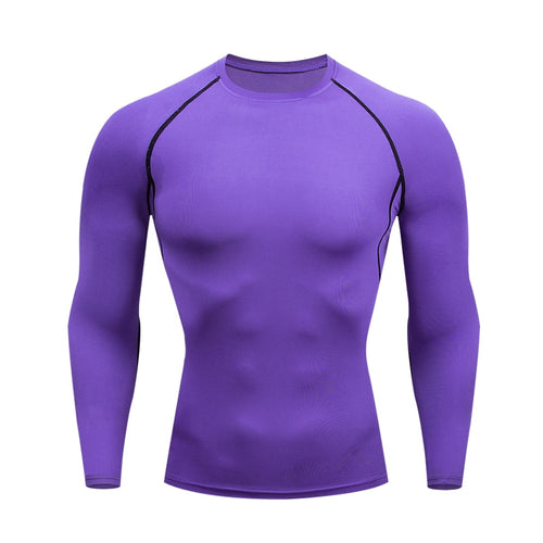 Load image into Gallery viewer, Plus Size Men Compression Sport T-Shirt Top Long Sleeve Gym Running Clothing Fitness Tight Sportswear Hiking Rashgard Sweatshirt
