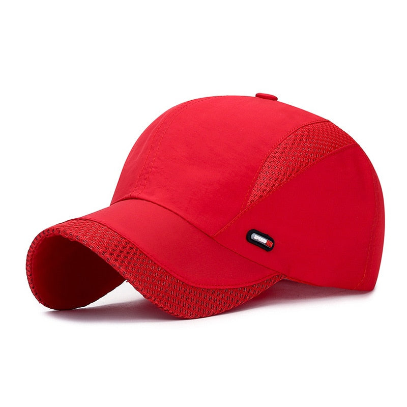 Quick-dry Sports Baseball Cap Women Snapback Sunhat Mesh Breathable Men Outdoor Fishing Running Hip Hop Baseball Hats Casquette