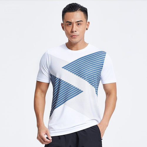 Load image into Gallery viewer, Professional Men Quick Dry Running T Shirt Loose Tops Breathable Gym Camping Hiking Cycling Tees M-4XL Size Workout Training
