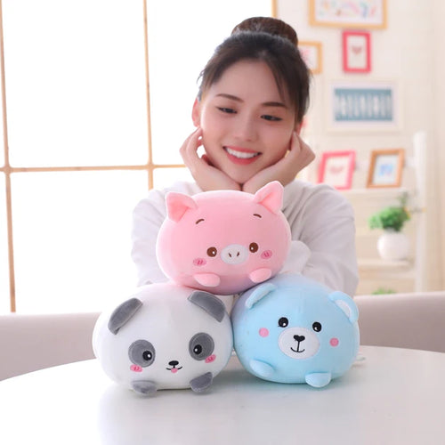 Load image into Gallery viewer, high Quality 60cm  Adorable Dinosaur Pig Cat Bear Plush Toy Soft Cartoon Panda Hamster Elephant Stuffed Doll Baby Pillo
