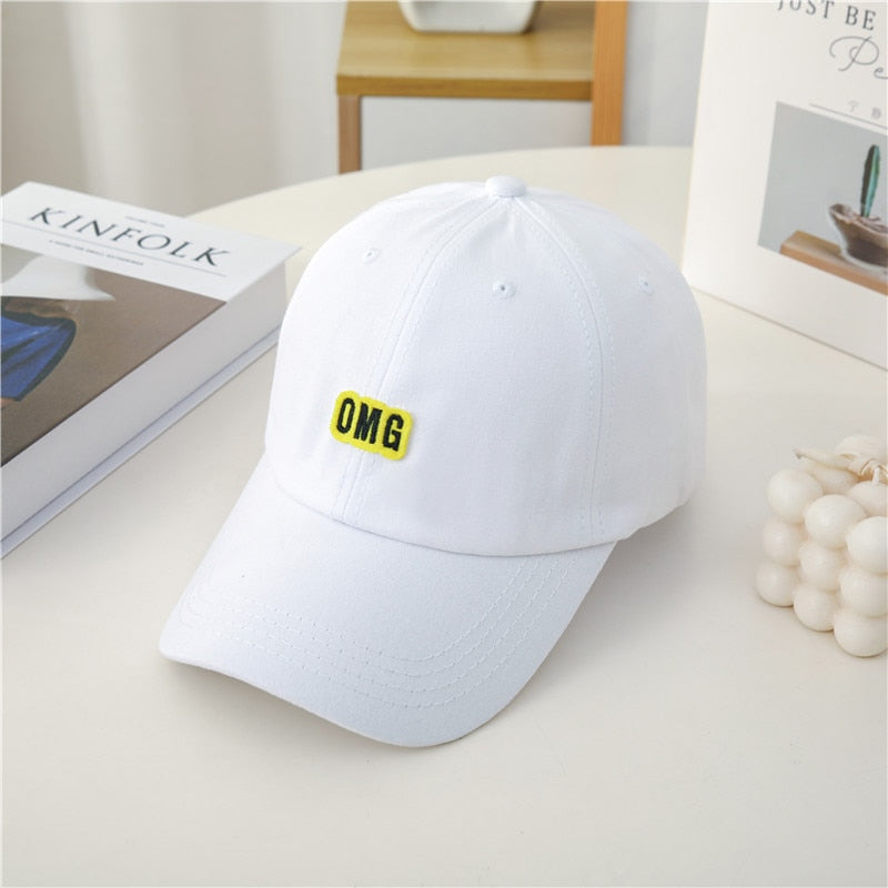Fashion Women Cap Style Candy Colors Labeling Baseball Cap For Women High Quality Female Streetwear Hat