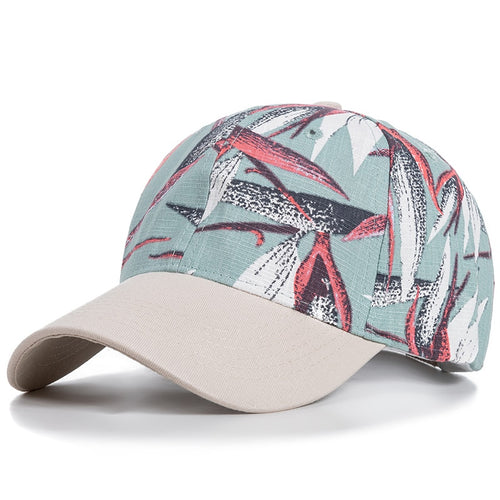 Load image into Gallery viewer, Fashion Women Cap Flowers And Foliage Print Baseball Cap Female Outdoor Streetwear Caps Hats
