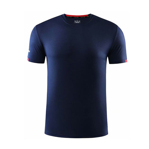 Load image into Gallery viewer, Men Running T-Shirts Quick Dry Compression Gym Fitness Jogging Sports Short Sleeve Tops Soccer Sportswear Male Jersey Breathable
