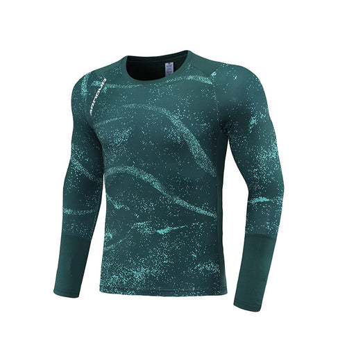 Load image into Gallery viewer, Running T-shirt Men Compression Gym Winter Soldiers Quick Dry Fitness Long Sleeve Sport Shirts Male Training Jogging Sportswear
