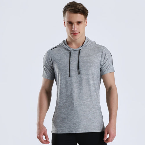 Load image into Gallery viewer, Sport Shirt Men Fitness Tops Rashgard Mens Dry Fit Running T Shirt Sportswear Gym Workout Tshirt Slim Fit Tight Training Shirts
